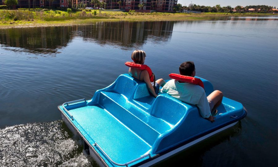 paddle-boating